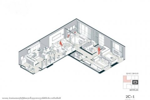 Condo in Bangkok, Thailand, 2 bedrooms  № 85677 - photo 1