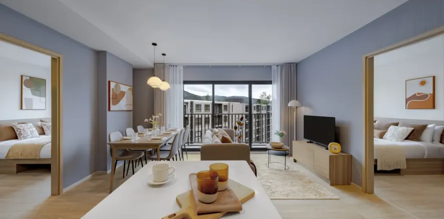 Condominio de 2 dormitorios en Bang Tao, Tailandia № 120924