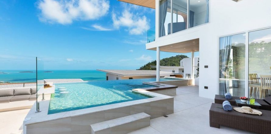 Вилла в Самуи, Таиланд с 4 спальнями  № 85851