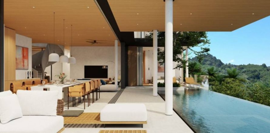 Вилла в Камале, Таиланд с 5 спальнями  № 124867