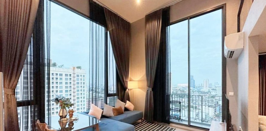 Лофт в Бангкоке, Таиланд с 1 спальней  № 86845