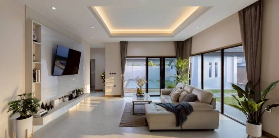 Вилла в Банг Ламунге, Таиланд с 3 спальнями  № 124386