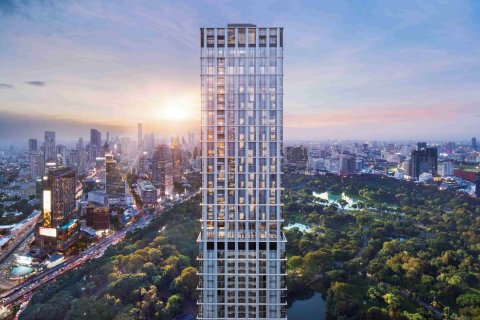 Кондоминиум с 2 спальнями в Патхум Ване, Бангкок, Таиланд № 126473 - фото 1