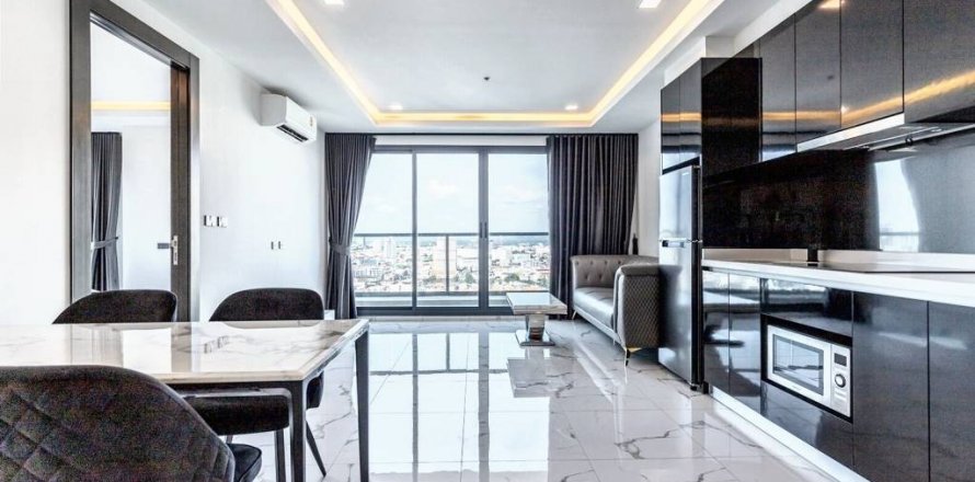 Condo à Bang Lamung, Thaïlande, 2 chambres  № 85573