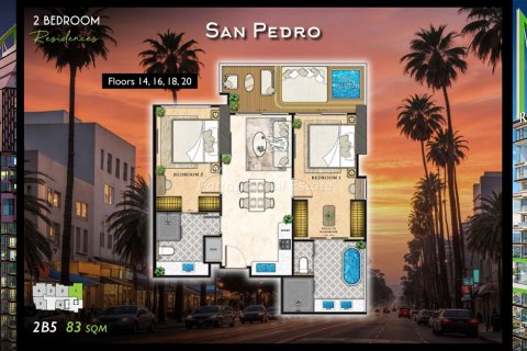 Condo à Pattaya, Thaïlande, 2 chambres  № 123455 - photo 1