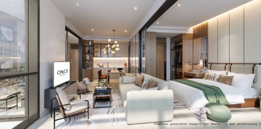 Condo à Pattaya, Thaïlande, 1 chambre  № 132975