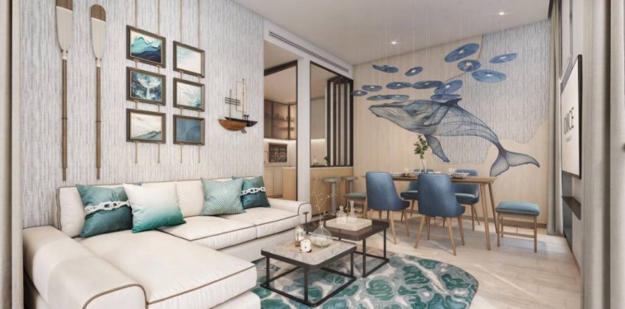 Кондоминиум с 1 спальней в Паттайе, Таиланд № 132977