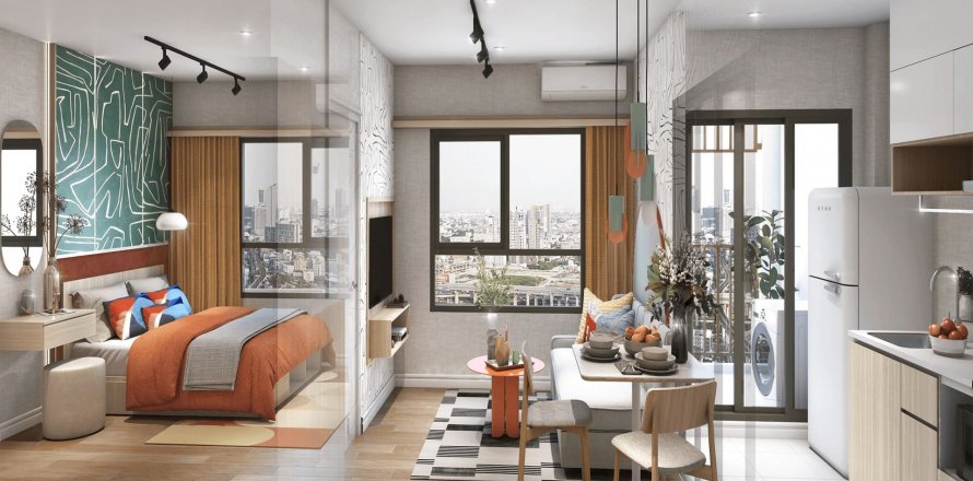 Квартира в Escent Bangna, Бангна, Бангкок, Таиланд с 1 спальней № 130749