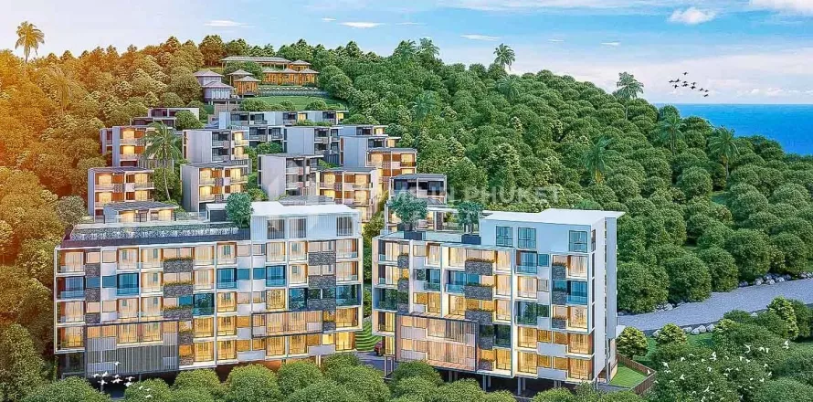 Кондоминиум с 1 спальней в Кароне, Таиланд № 131226