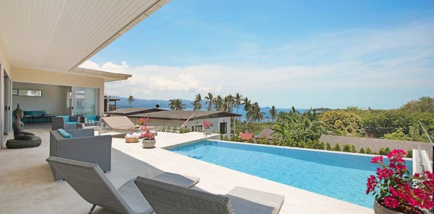 Вилла в Самуи, Таиланд с 4 спальнями  № 86937