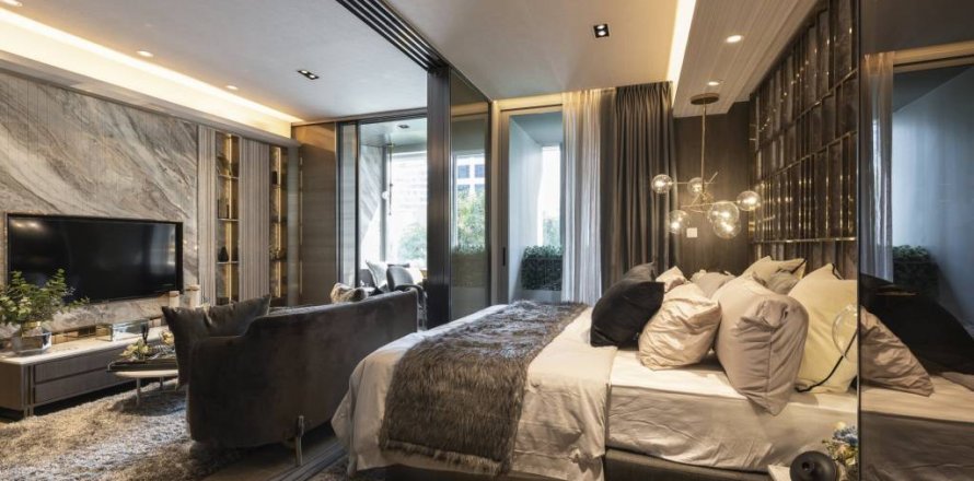 Кондоминиум с 1 спальней в Бангкоке, Таиланд № 86470