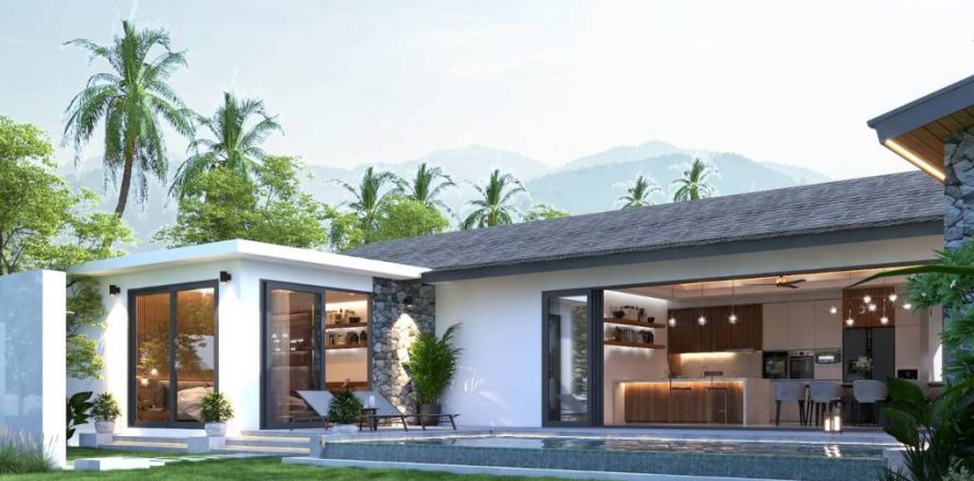 Вилла в Самуи, Таиланд с 3 спальнями  № 116098