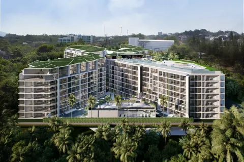 Квартира в Пхукете, Таиланд с 2 спальнями  № 125564 - фото 1