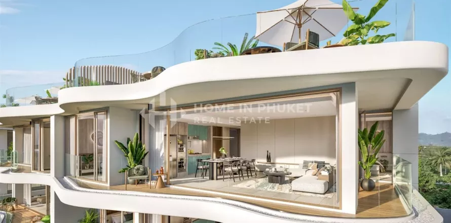 Condo in Phuket, Thailand, 2 bedrooms  № 131821