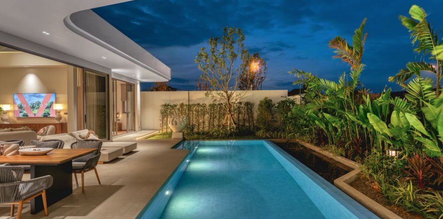 Вилла в Банг Тао, Таиланд с 4 комнатами  № 78636