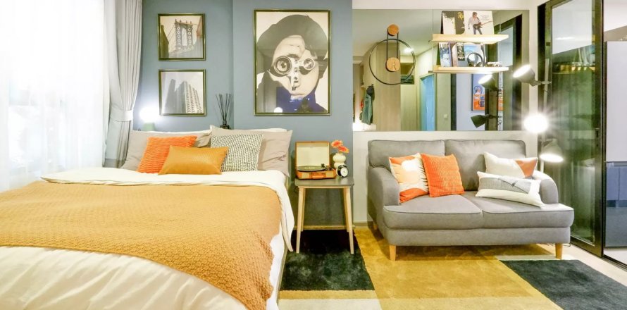 Студия в кондо в Бангкоке, Таиланд в THE MUVE Sukhumvit 107 № 124818