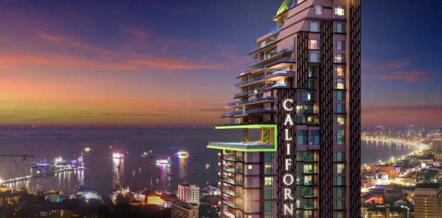 Кондоминиум с 2 спальнями в Паттайе, Таиланд № 124569