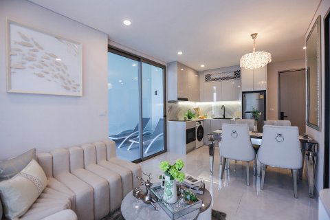 Квартира в Паттайе, Таиланд с 2 комнатами  № 123236