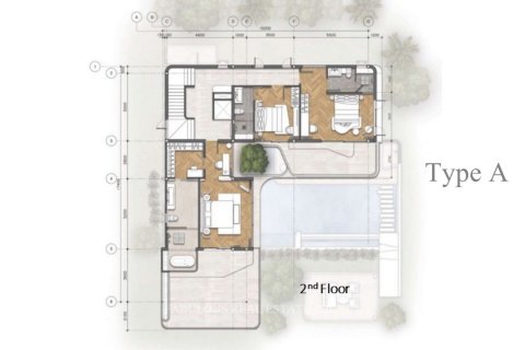 Вилла в Раваи, Таиланд с 4 спальнями  № 124233 - фото 4