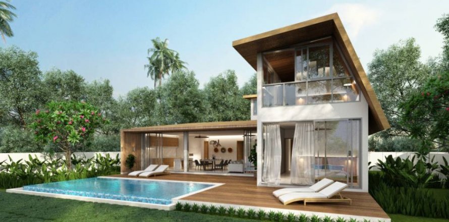 Вилла в Сураттхани, Таиланд с 4 спальнями  № 116165