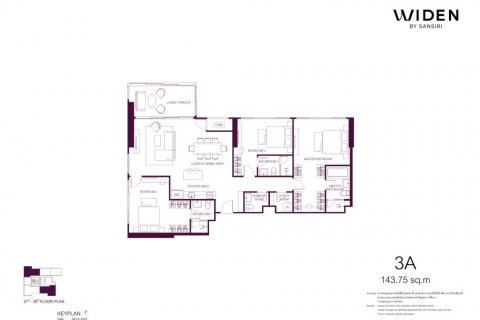 Condo in Bangkok, Thailand, 3 bedrooms  № 132580 - photo 1