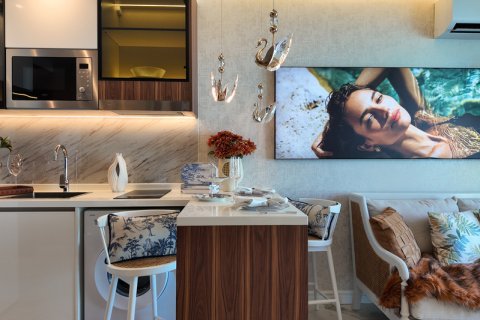 Квартира в Паттайе, Таиланд с 2 комнатами  № 130379 - фото 3