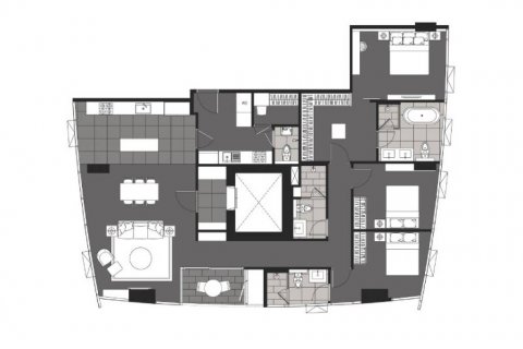 Condo in Bangkok, Thailand, 3 bedrooms  № 85622 - photo 1