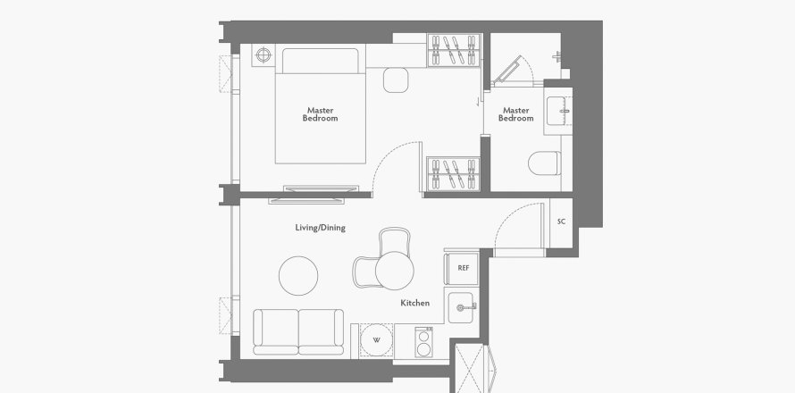 ЖК 125 Sathorn в Сатхоне, Бангкок, Таиланд № 68631 - фото 1