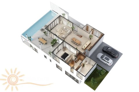 Вилла в Пхукете, Таиланд с 3 спальнями  № 124286 - фото 10