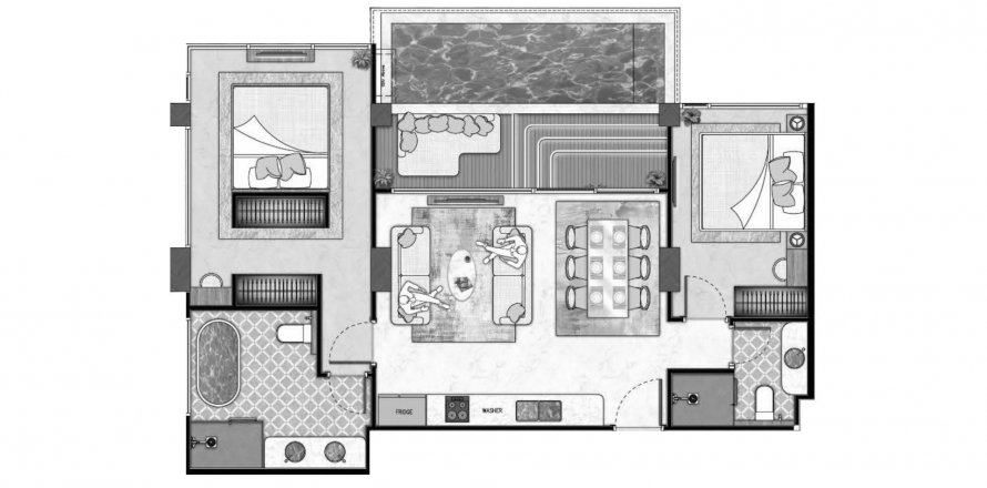 ЖК The Riviera Beverly Hills в Паттайе, Таиланд № 123405 - фото 1