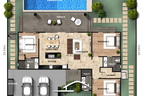 House in Hua Hin, Thailand 3 bedrooms № 125225 - photo 7